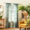 1pc Sheer Vines Burnout Window Curtain Panel Green - Opalhouse⢠Designed With Jungalow⢠2 1pc Sheer Vines Burnout Window Curtain Panel Green - Opalhouse⢠Designed With Jungalow⢠-Home Shop GUEST e4443a31 f1d1 4db6 b0f4 90da97196c12 1