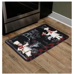 Chalkboard Chefs Designer Chef Oil & Stain Resistant Anti-Fatigue Kitchen Floor Mat -Home Shop GUEST e48ab90e 6255 4680 b005 0fed4e72f5ff