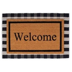BirdRock Home Layered Welcome Mat With Vinyl Backing For Door Entryway 24 X 36 -Home Shop GUEST e5d03bab 111b 4643 985b 868c49d98894