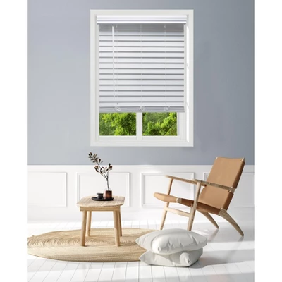 Linen Avenue Cordless Faux Wood Blind, Flush Inside Mount(No Valance Return) 3 Linen Avenue Cordless Faux Wood Blind, Flush Inside Mount(No Valance Return)