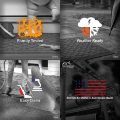 2'x3' Aqua Shield Fir Tree Indoor/Outdoor Doormat - Bungalow Flooring -Home Shop GUEST e76cc85e ad2a 460b af82 07a73da27001 3