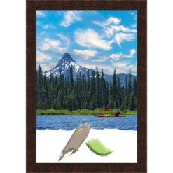 Amanti Art William Mottled Bronze Narrow Picture Frame -Home Shop GUEST e9d7abe1 cbd9 4754 a4b2 44992489d8f6