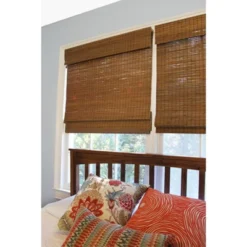 Radiance Cape Cod 40-in Cordless Maple Roman Shade