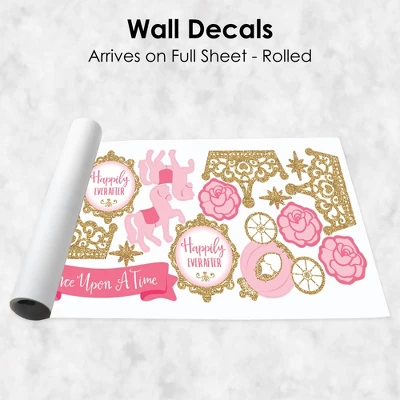 Big Dot Of Happiness Little Princess Crown - Peel And Stick Nursery And Kids Room Vinyl Wall Art Stickers - Wall Decals - Set Of 20 6 Big Dot Of Happiness Little Princess Crown - Peel And Stick Nursery And Kids Room Vinyl Wall Art Stickers - Wall Decals - Set Of 20 - Image 4