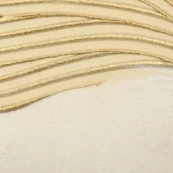 HOMCOM Hand-Painted Canvas Wall Art For Living Room Bedroom, Painting Gold Ginkgo Leaves, 39.25" X 31.5" -Home Shop GUEST ee71690d 5705 4a51 a31c c6dc5eb9b247