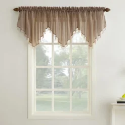 24"x51" Erica Crushed Sheer Voile Ascot Valance - No. 918 -Home Shop GUEST f1ffb00d 62ca 45de a1f5 2fdb2ee7be5a