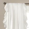 Home Boutique Reyna Window Curtain Panels Pure White 54x108 Set -Home Shop GUEST f3429567 c1e3 4a94 8572 8a383b51015c