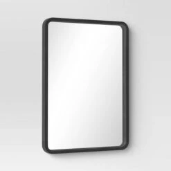 22" X 30" Rounded Corner Wood Wall Mirror - Threshold™ -Home Shop GUEST f6eb31ef 238b 4356 a2bb f9b60d72dc6d