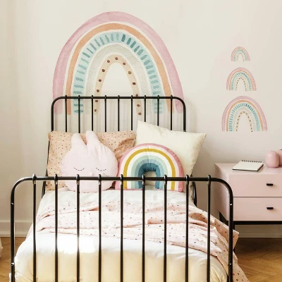 Rainbow Peel And Stick Giant Wall Decal - RoomMates 4 Rainbow Peel And Stick Giant Wall Decal - RoomMates - Image 2