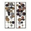 Set Of 2 Metal Geometric Overlapping Round Cutouts Wall Decors - Olivia & May -Home Shop GUEST fa79ad7b 3dda 4aaf a063 255406748178