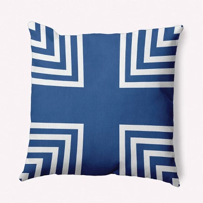 16"x16" Corner Striped Square Throw Pillow - E By Design 7 16"x16" Corner Striped Square Throw Pillow - E By Design - Image 5