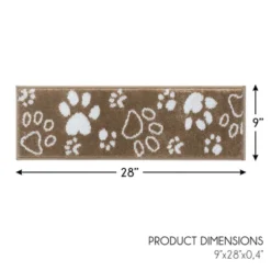 Sussexhome Paw Collection Non-Slip Carpet Stair Treads For Wooden Steps, 9" X 28" , Pack Of 4/7/10/13/15 -Home Shop GUEST fb73e8cb fc25 4f20 ae50 aedcfba5da9d