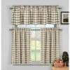 GoodGram Country Farmhouse Linen Gingham Checkered Plaid Cafe Kitchen Curtain Tier And Valance Set - 58 In. W X 36 In. L 1 GoodGram Country Farmhouse Linen Gingham Checkered Plaid Cafe Kitchen Curtain Tier And Valance Set - 58 In. W X 36 In. L -Home Shop GUEST fb78f884 4bab 4149 9eb3 273ebf9d3e43