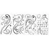 Music Note Scroll Peel And Stick Wall Decal Black - RoomMates -Home Shop GUEST fb86d675 a1c3 4226 b923 ec018b2e0682