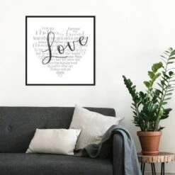 22" X 22" Mother's Day Heart Love By Cynthia Coulter Framed Canvas Wall Art Black - Amanti Art -Home Shop GUEST ff01fda5 a926 422f ae78 94ce68c61d28