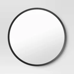 30" Flush Mount Round Decorative Wall Mirror - Project 62™ -Home Shop GUEST ff16e3ed 402e 4539 8afb 6e4312ba968c