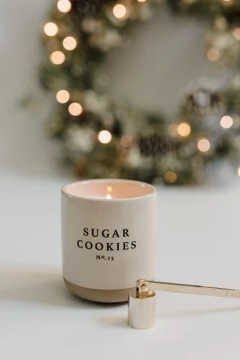 Sweet Water Decor Sugar Cookies 12oz Cream Stoneware Candle 5 Sweet Water Decor Sugar Cookies 12oz Cream Stoneware Candle - Image 3