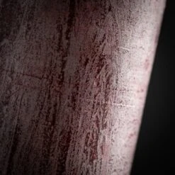 9" Sullivans Merlot Timber Pillar Candle, Red